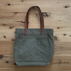 MADEWELL canvas medium transport tote